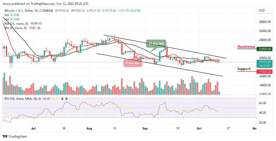 Bitcoin Price Prediction for Today, October 12: BTC/USD Could Risk Decline to $18,000 Support